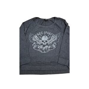 Rock and Republic Free Spirit Born to Ride size large pullover long sleeve